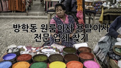 방학동 원룸이사? 용달이사 전문 업체 찾기!